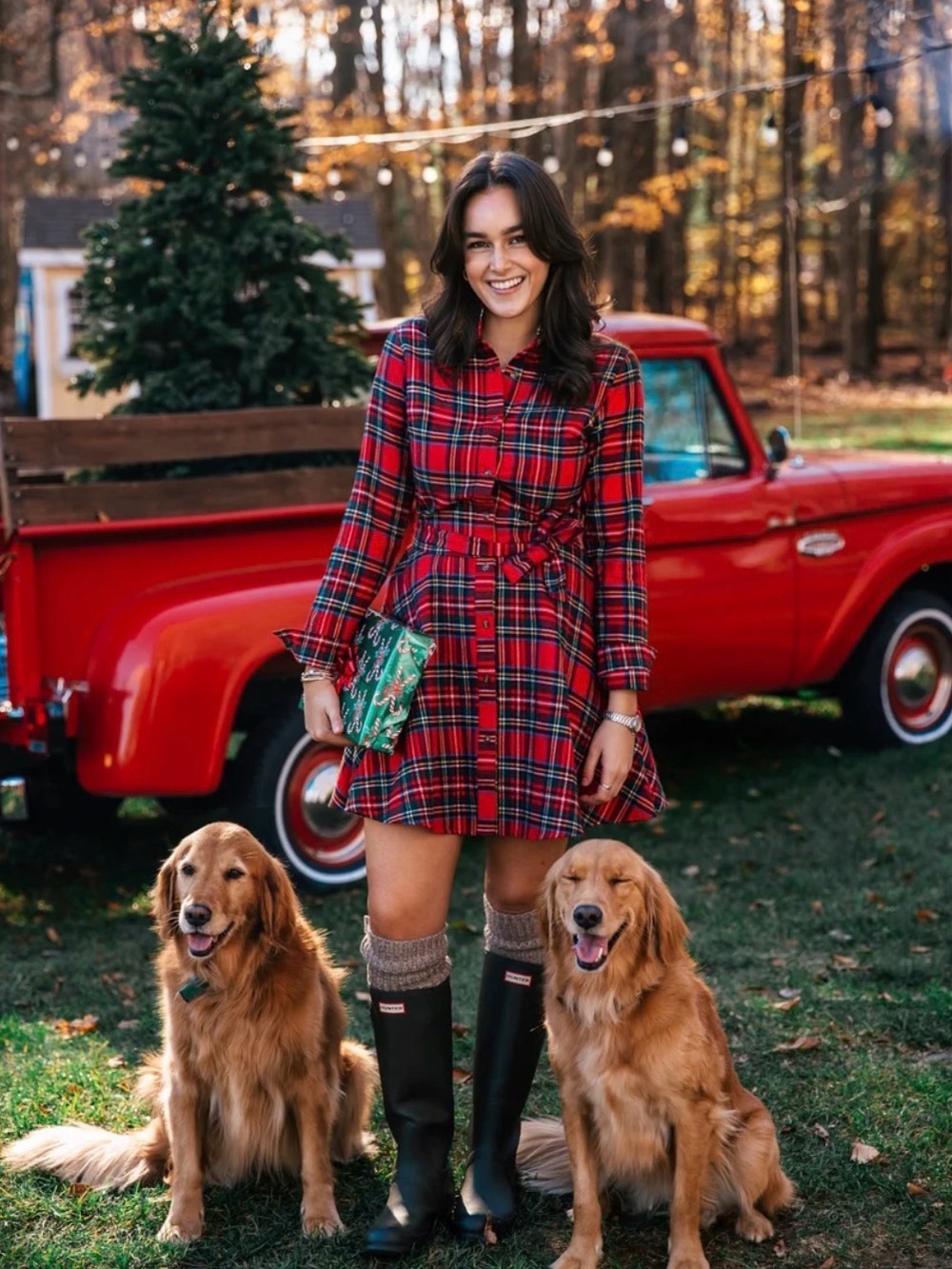 Kiel James Patrick | Winter Spice Flannel Dress | XS